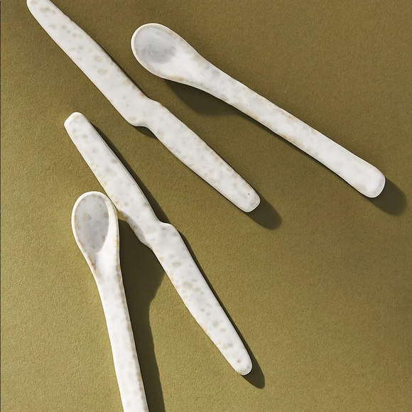 Anthropologie BRAND NEW, Harriet Mezze Flatware - Picture 2 of 2